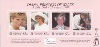 Solomon Islands známky, Princezna Diana